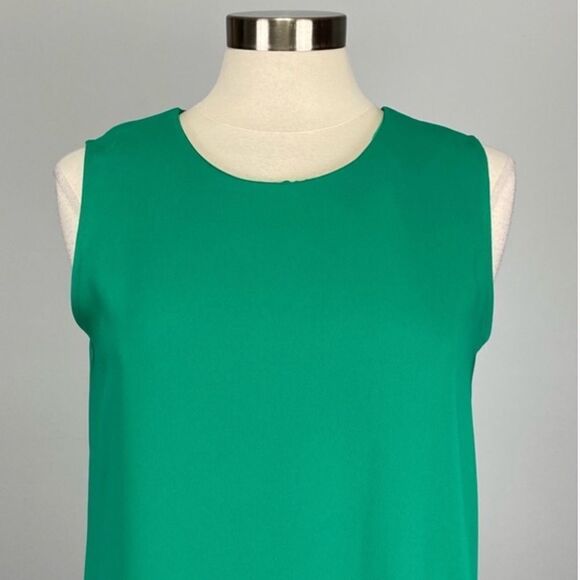 ✨ Adrienne Vittadini Green Shift Dress✨ - Picture 5 of 8